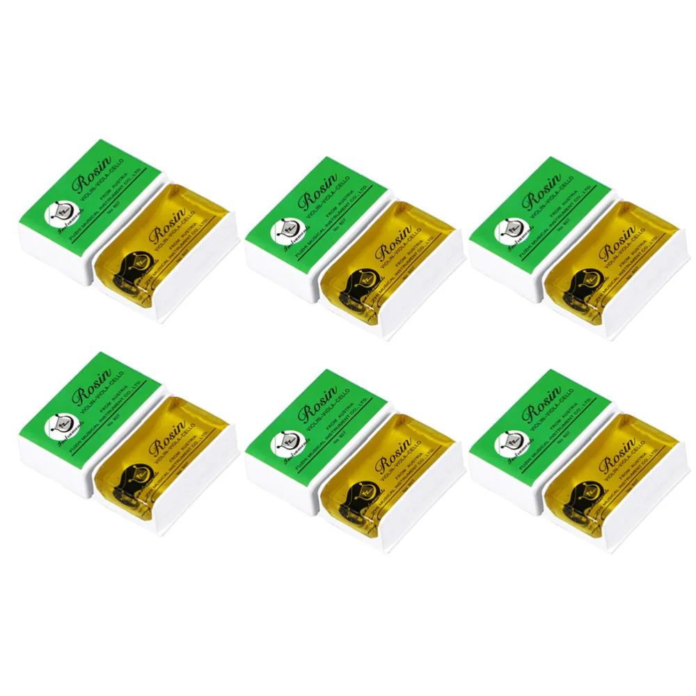 

6 Pcs Professiona Bowed String Instrument Rosin Erhu Bow Strings Rosin