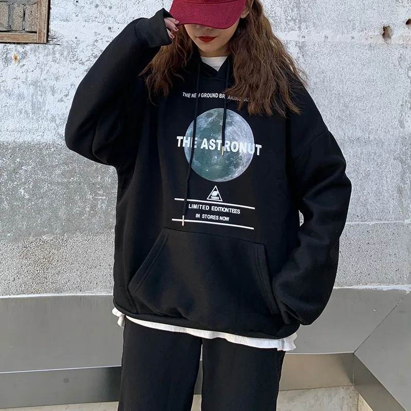 Женская однотонная Толстовка 2019 модная уличная одежда толстовки зимние теплые