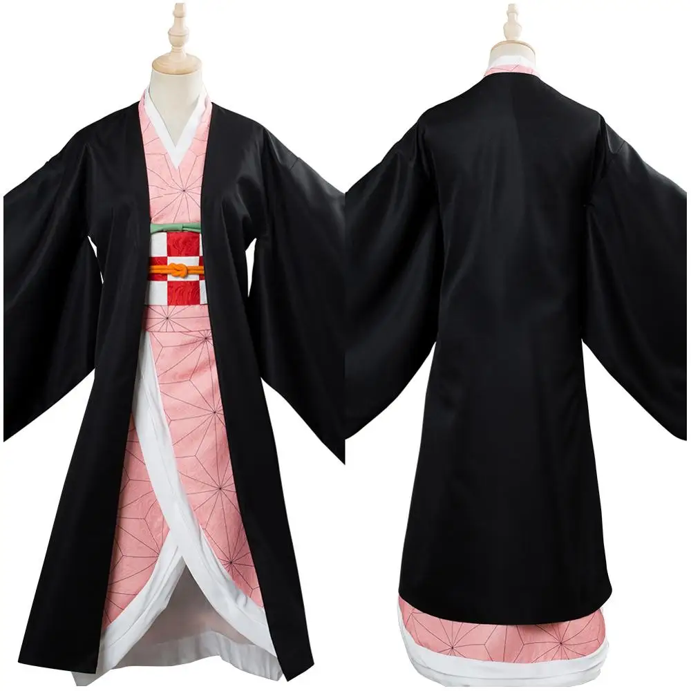 

Demon Slayer Kimetsu no Yaiba Cosplay Costume Kimono Outfit Dress Halloween Carnival Costumes