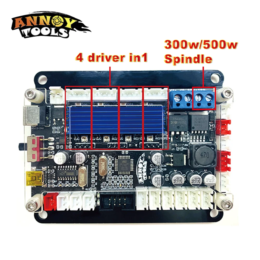 GRBL1.1 USB 3 оси контроллер Поддержка в автономном режиме Nema 17 42 Драйвер шагового