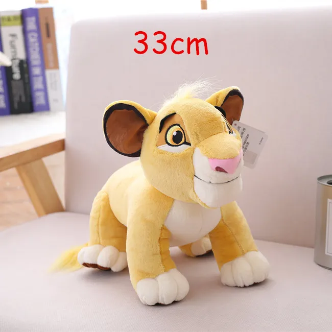 Милый Simba Король Лев Плюшевые игрушки Kawaii мышь аниме фильм Мягкие чучело куклы игрушки для детей девочка подарок на день рождения - Цвет: 33cm A