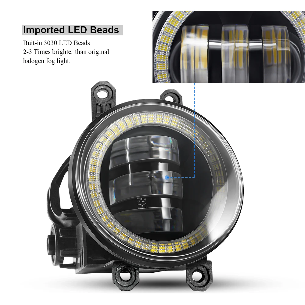 2 X автомобильные правые и левые Противотуманные фары в сборе для Toyota Auris 2012-2018