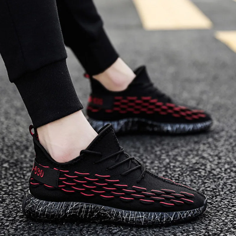 Мужские кроссовки PUIMENTIUA дышащая повседневная обувь на шнуровке износостойкие