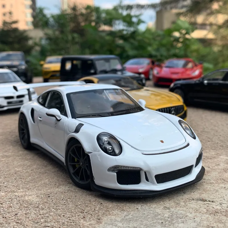 Welly 1/24 1:24 2016 Porsche 911 GT3 RS спортивный гоночный автомобиль средство литья под