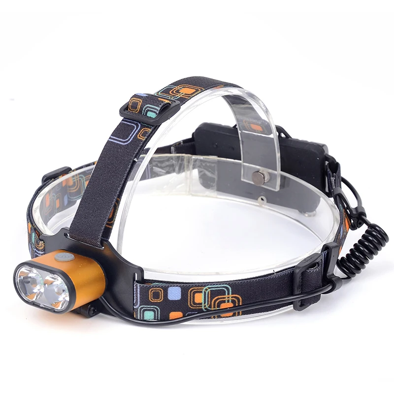 Налобный фонарь Litwod 7314 6000LM USB 2 шт. XM L T6 светодиодный перезаряжаемый 18650 налобный с