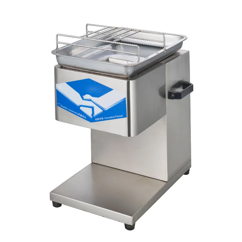 Настольный слайсер для свежего мяса пищевой промышленности режущий станок из