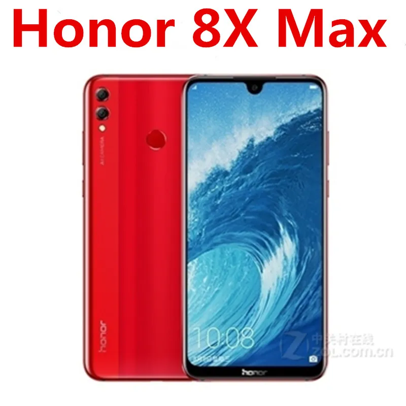 Новый Смартфон Honor 8X Max 4G LTE OTA две Sim-карты Snapdragon 660 3 камеры 16 Мп Android 8 1 5000 мАч 7 12