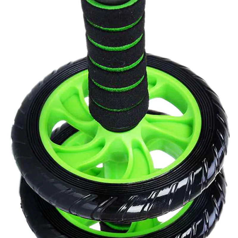 Спортивный тренажер для мышц абдоминальный гимнастический ролик Ab с ковриком