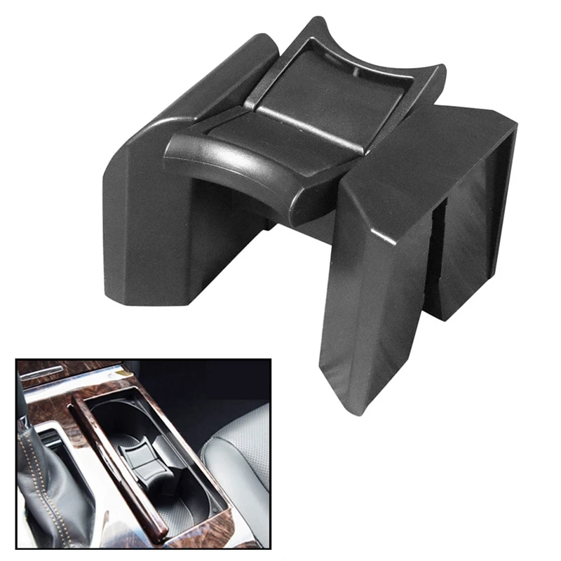 

1Pc Black Car Front Center Console Cup Drink Holder Insert Drink Divider Fit for Toyota Camry 2012-2017