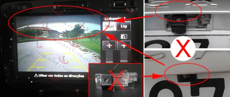 JiaYiTian камера заднего вида для Renault captur samsung QM3 2013~ CCD камера ночного видения камера заднего вида номерного знака