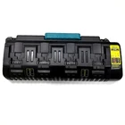 Зарядное устройство для литий-ионных аккумуляторов 3 А макс. для Dewalt 10,8 в 12 В 14,4 в 18 в 20 в 60 в DCB118 DCB101 DCB102 DCB112 DCB205 с USB 4 портами DCB104