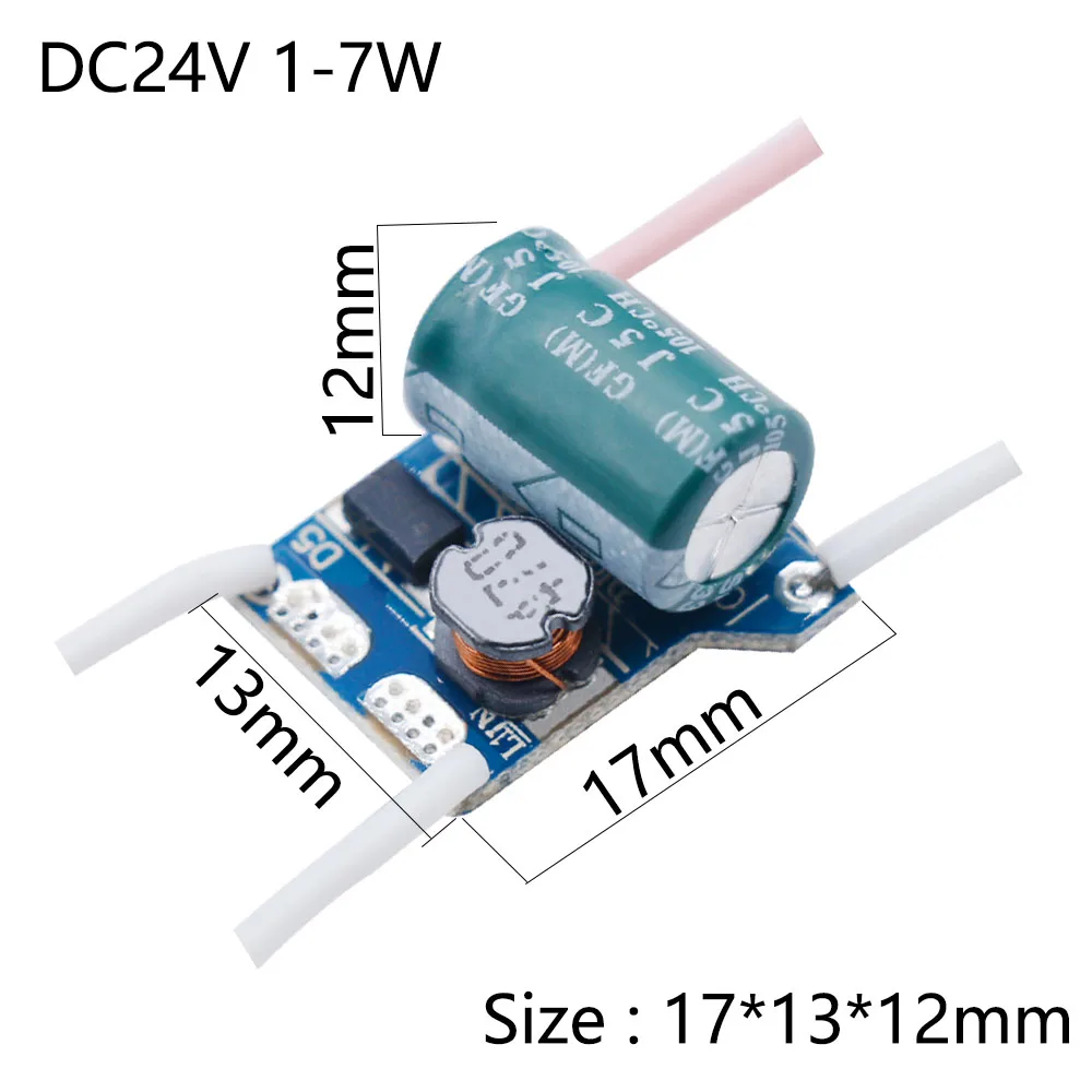 Светодиодный Питание бак драйвер DC24V для DC3-23V конвертировать адаптер детей