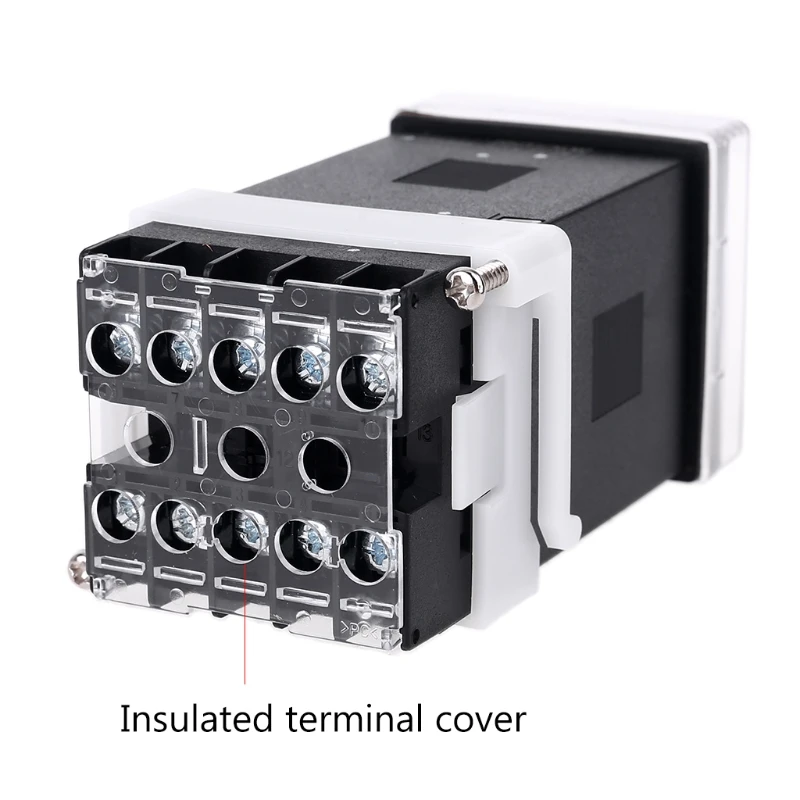 AC 100-240V PID Thermostat SSR Relay Output K J Pt100 Din 48mm Temperature Controller Digital LCD Display Waterproof | Инструменты