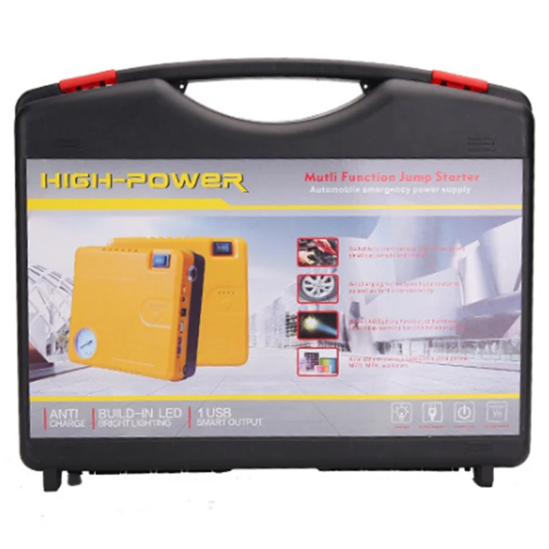 Автомобильный пусковой стартер воздушный компрессор насос автомобильный шинный