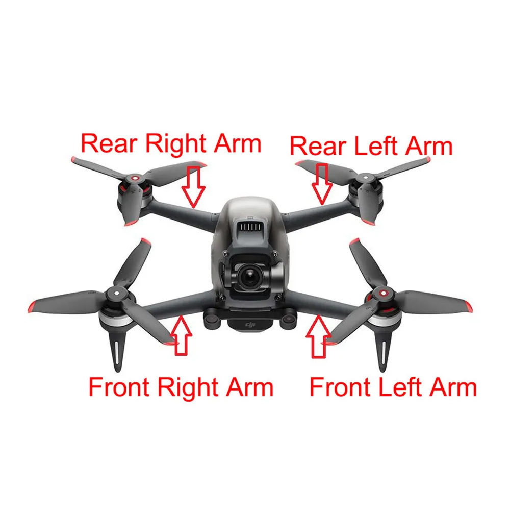 Оригинальная часть рычага DJI FPV-левая/правая передняя/задняя крышка шасси/плата