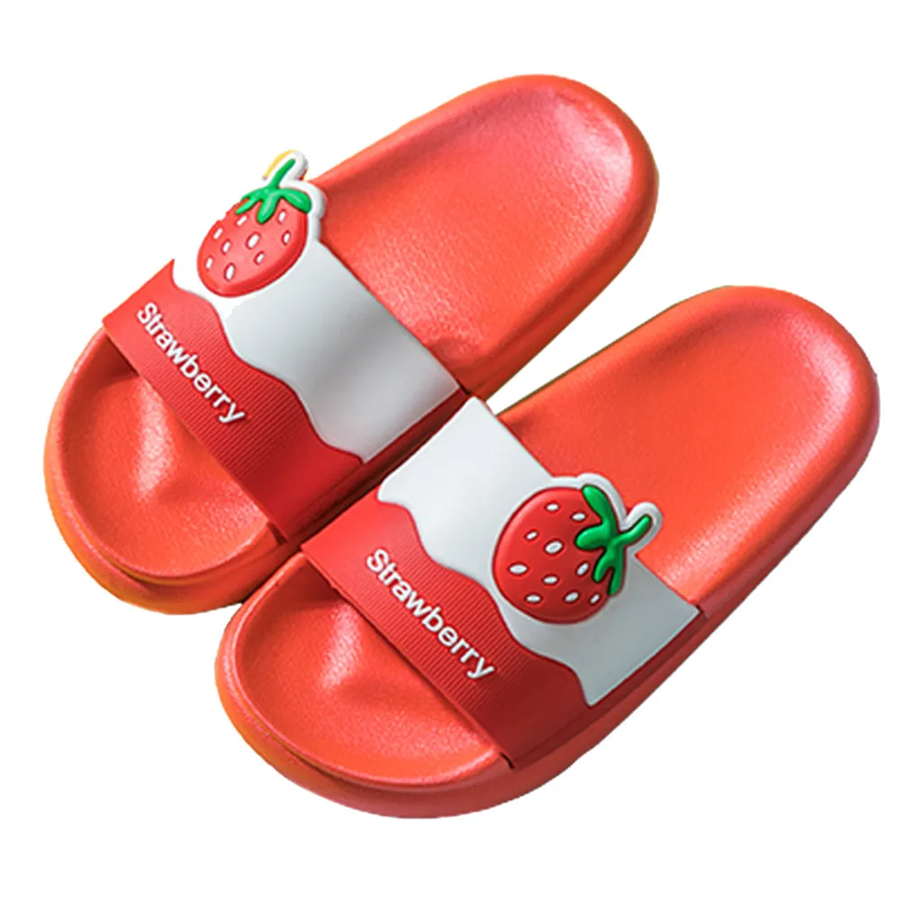 Шлепанцы для девочек и мальчиков летние шлепанцы с мультяшным жирафом пингвином