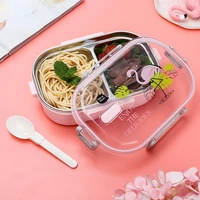 keep warm food container portable japanese lunch box with compartments tableware 304 stainless steel kids bento box