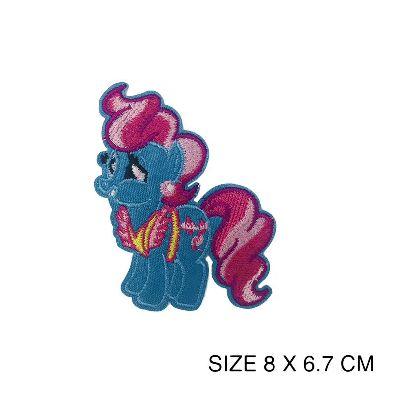 My Little Pony Horse Patch for Clothing Iron on Embroidered Sewing Applique Cute Sew on Fabric Badge DIY Apparel Accessories image 6