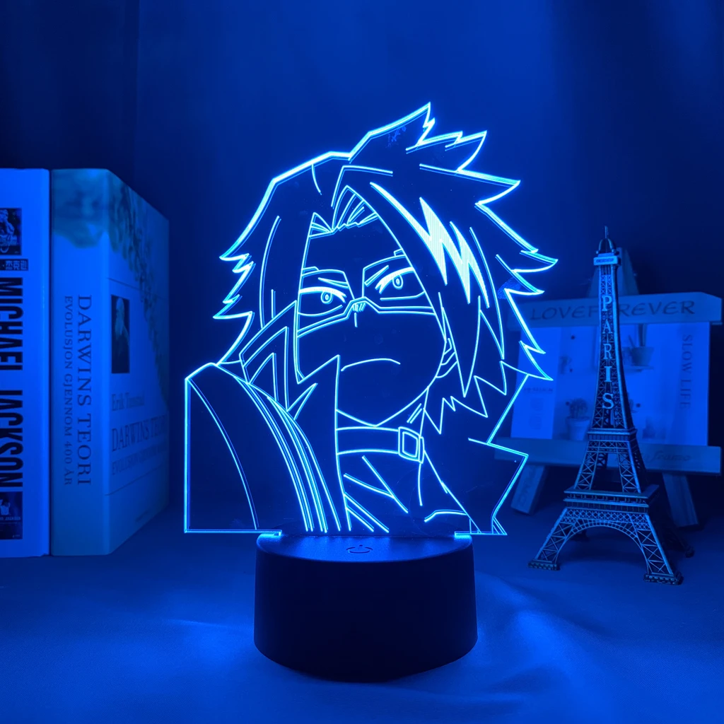 

Denki Kaminari для спальни Декор подарок на день рождения манга мой герой Академия денки светильник аниме светодиодный ночсветильник лампа моя ге...