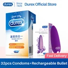 Мощный вибратор Durex для женщин, интимные игрушки для взрослых, мини-вибратор точки G, в форме пули, яйцо, зарядка от USB, Стимуляция клитора, 5 режимов вибрации