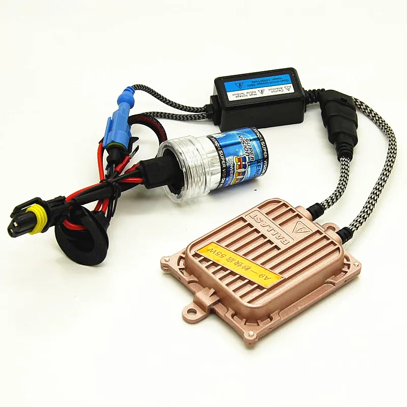 12В 55Вт HID Xenon H7 H1 H3 комплект H4 H1 H8 H9 H11 880 881 4300K 6000K 8000K 10000K HID Xenon Kit(набор для ксенона