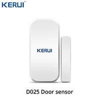 kerui 433mhz home wireless door window magnetic detector gap sensor for home security alarm system touch keypad