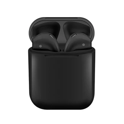 I12-black I12 TWS, беспроводная гарнитура с сенсорной клавишей, Bluetooth 5,0, спортивные стерео наушники для iPhone, Xiaomi, huawei, samsung, смартфон - Цвет: I12-black
