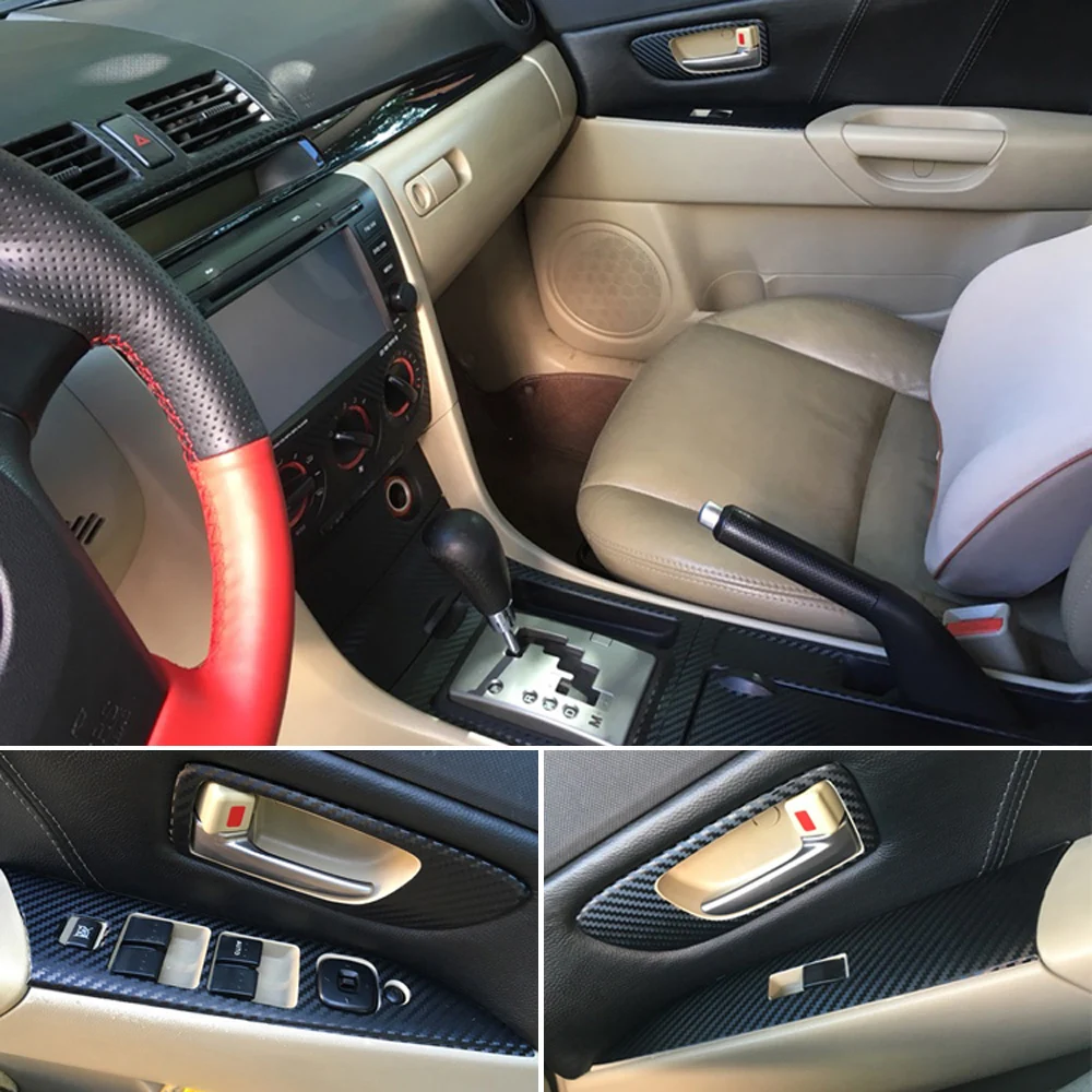 Самоклеящиеся автомобильные наклейки для старой Mazda 3 2006 2012 виниловые и из
