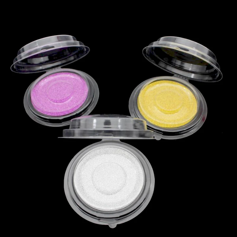 50 шт одноразовые прозрачные круглые накладные ресницы упаковочные коробки