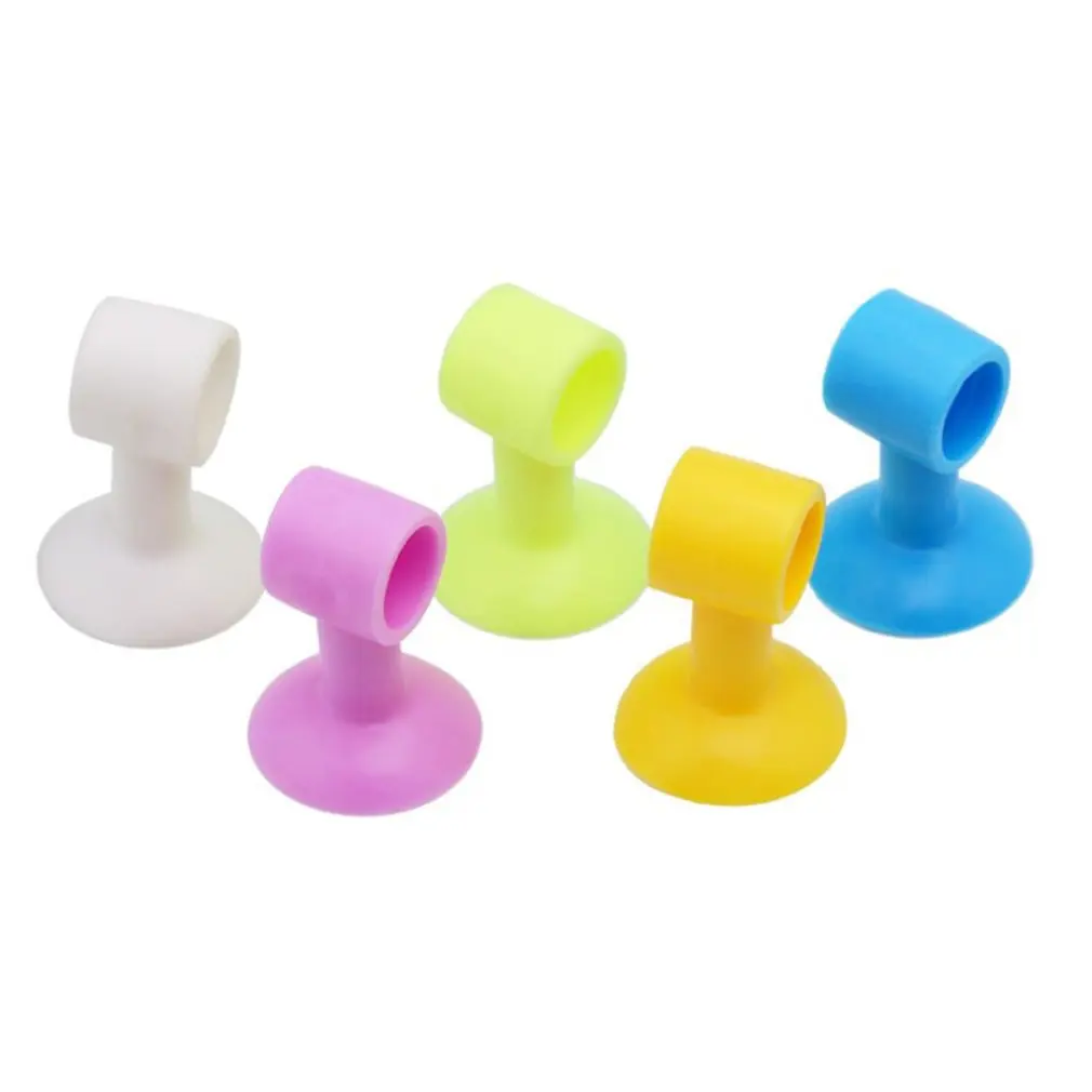 Силиконовая стопор ручка двери анти коллизионная Защитная настенная резиновая