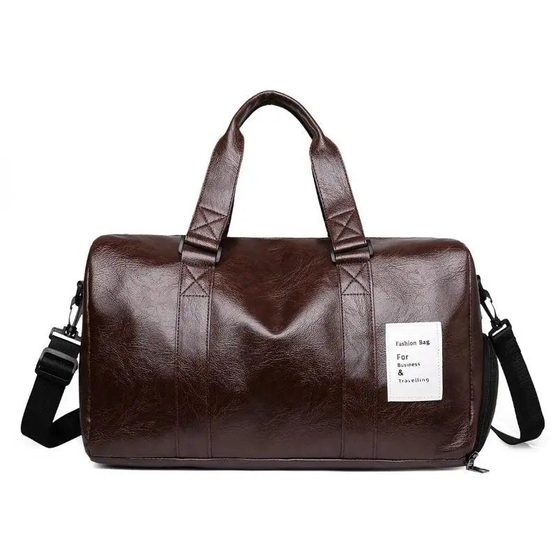 

New Style Short Distance Travel Bag Fitness Bag Women's Yoga Exercise Training Bag Men's PU Waterproof Portable Travel Bag