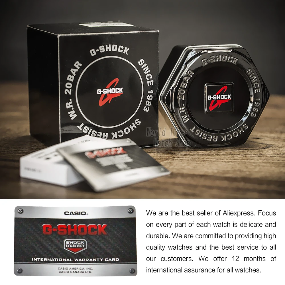 Часы Casio G Shock Мужские роскошные часы LED военные Цифровые наручные Хронограф 200м