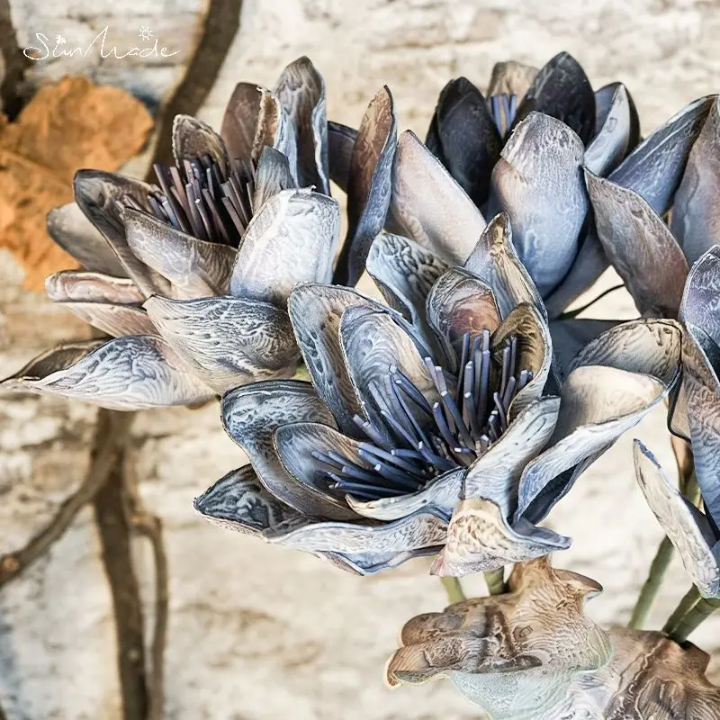 SunMade большой лотос искусственный декор дома цветочная композиция DIY свадебные