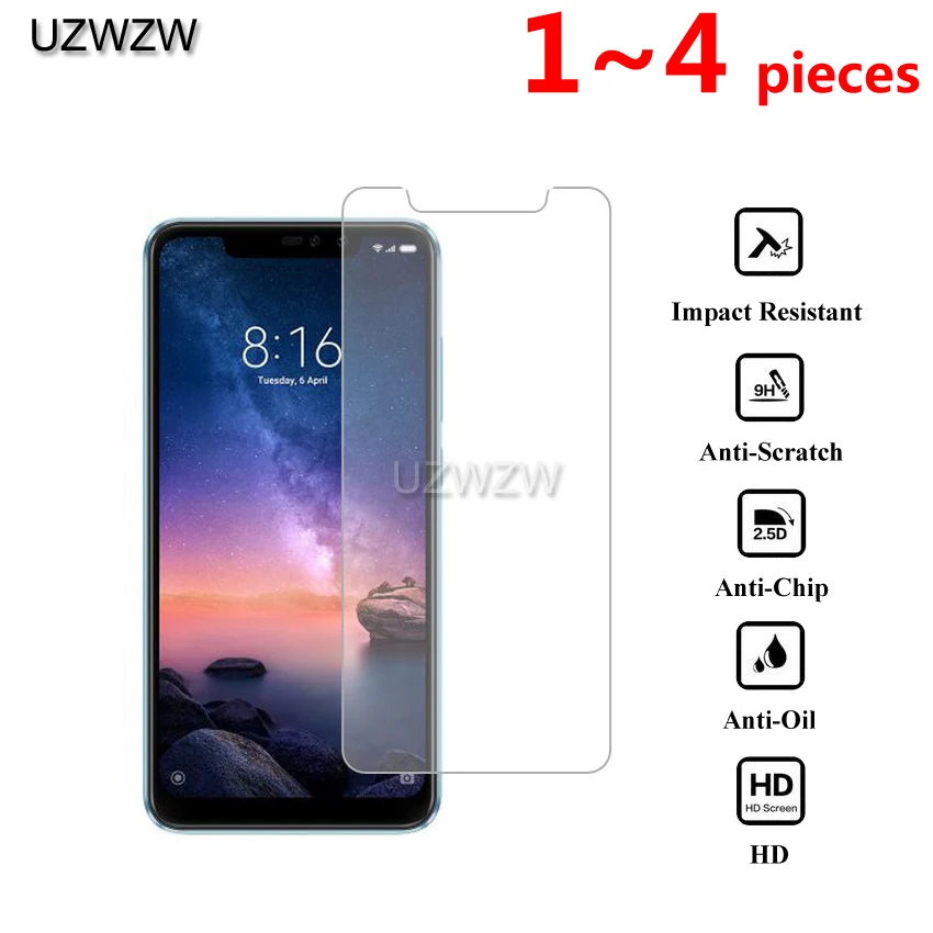 Для Xiaomi Redmi Note 6 Pro 2.5D 0,26 мм закаленное стекло для защиты экрана Защитное стекло для Xiaomi Redmi Note 6 Pro стекло