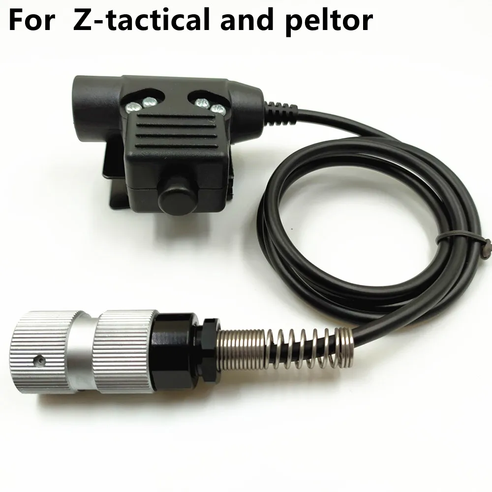 Tanie FengRuiTong PTT Do Zestawu Słuchawkowego Z-tactical TAC-SKY HD01 HD03, Do PRC-148 152A PRC-152 Walkie-talkie Tactical U94 PTT 6pin