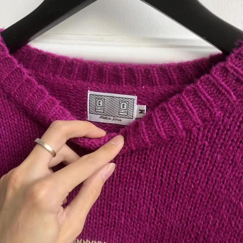 

NEW TOP CAVEMPT Ziggurant Knit Sweaters Women Men Pullovers Cav Empt C.E Round Neck Men Geometry Printed Oversized Sweaters