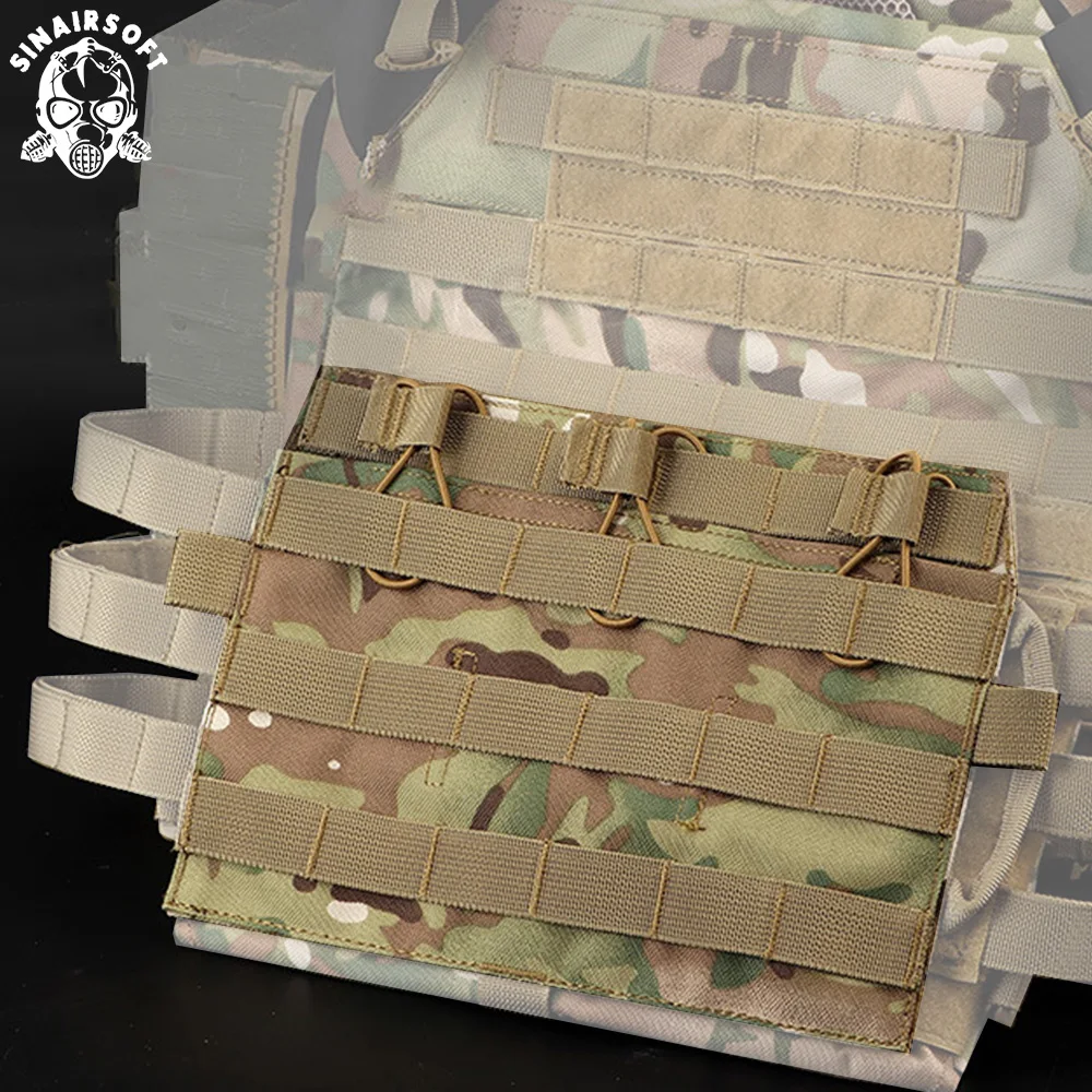 

SINAIRSOFT Detachable Front MOLLE Panel Tactical MOLLE Modular Platebag for AVS & JPC2.0 Vest Hook & Loop