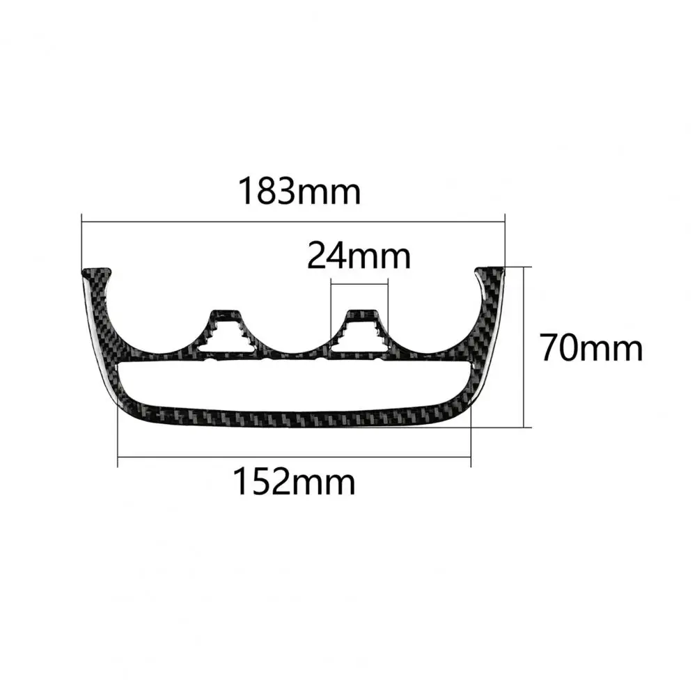 Наклейка на панель кнопки управления кондиционированием воздуха из углеродного