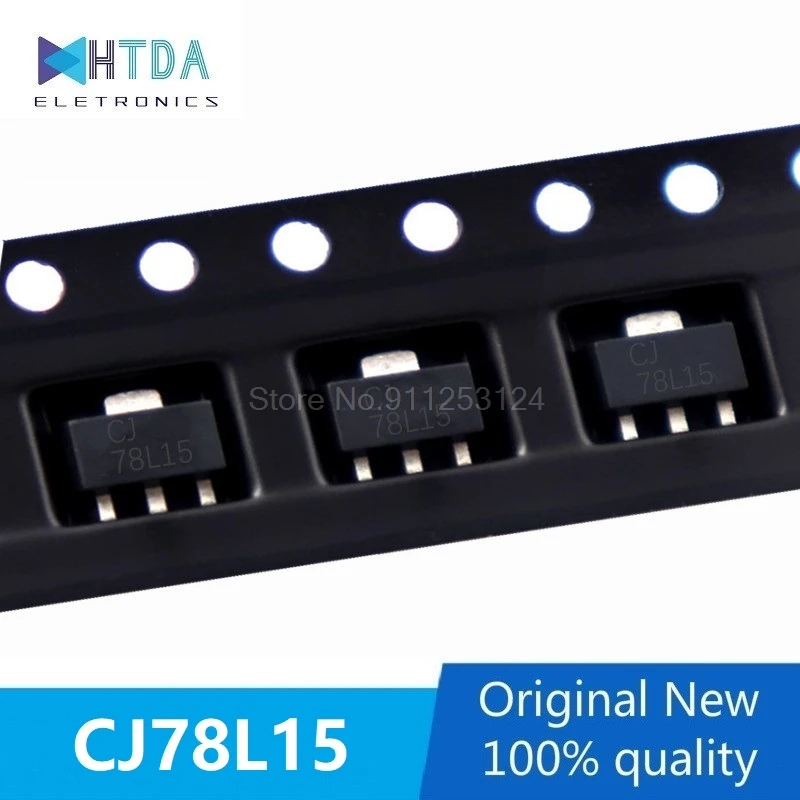 

100pcs/lot 78L15 CJ78L15 15V SOT89 In Stock