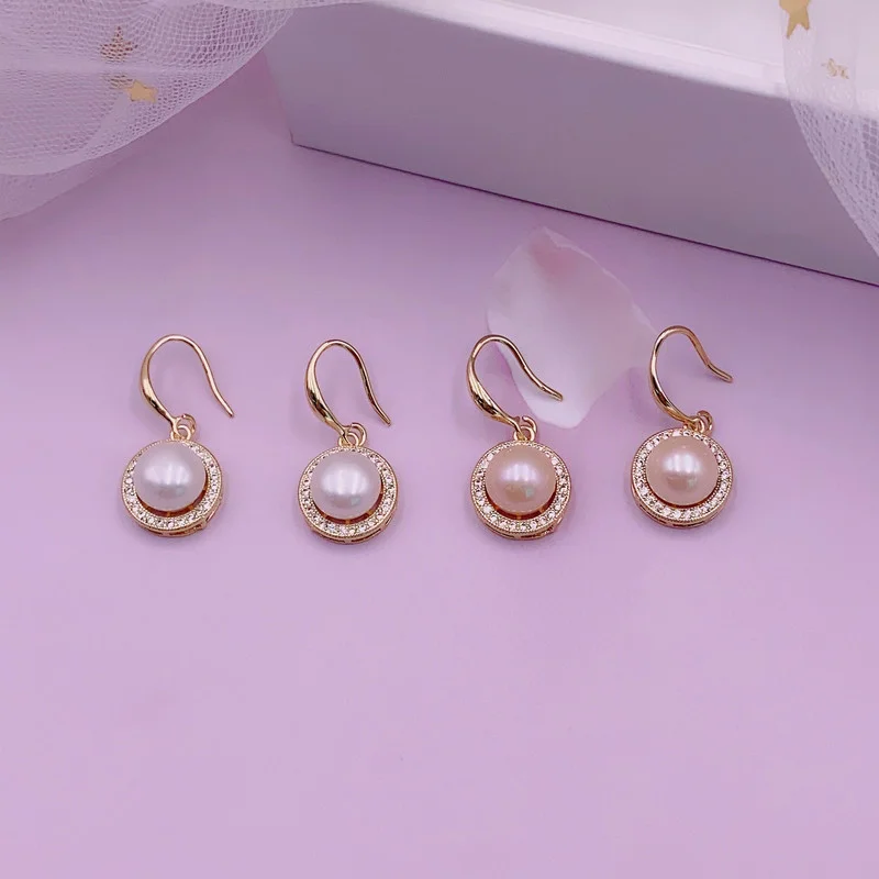 

Minar Unique Design Real Pearl Statement Dangle Earrings for Women Bling Bling Rhinestone Geometric Long Earring Pendientes 2021