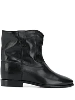 women shoes paris cluster boots new season black genuine leather ankle boots