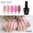 Высококачественный светодиодный гель для ногтей NAILCO розового цвета отмачиваемый УФ-Гель-лак Цветной Гель-лак для ногтей долговечный гибридный