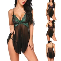 s 2xl exotic lingerie women sling v neck lace sexy dress underwear lenceria sexy corset babydoll costume sex shop