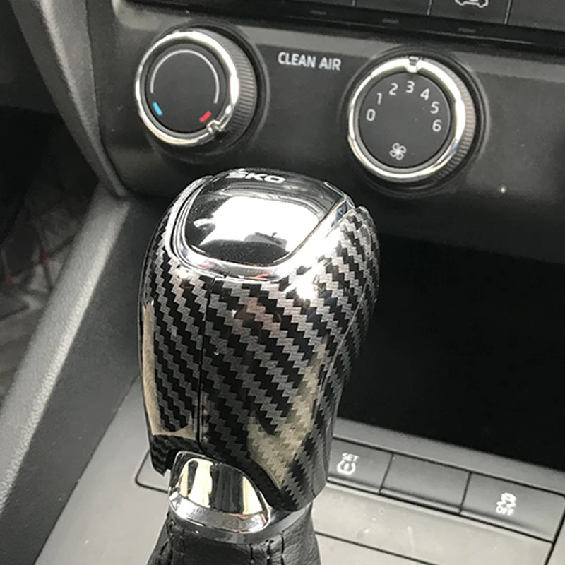 Декоративная накладка на головку переключения передач из АБС-материала для Skoda