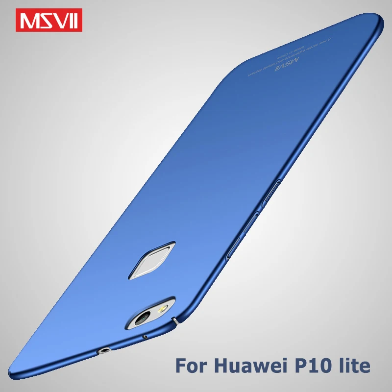 Чехол для Huawei P10 Обложка Msvii тонкий кожаный чехол Plus Lite Pro Жесткий из поликарбоната