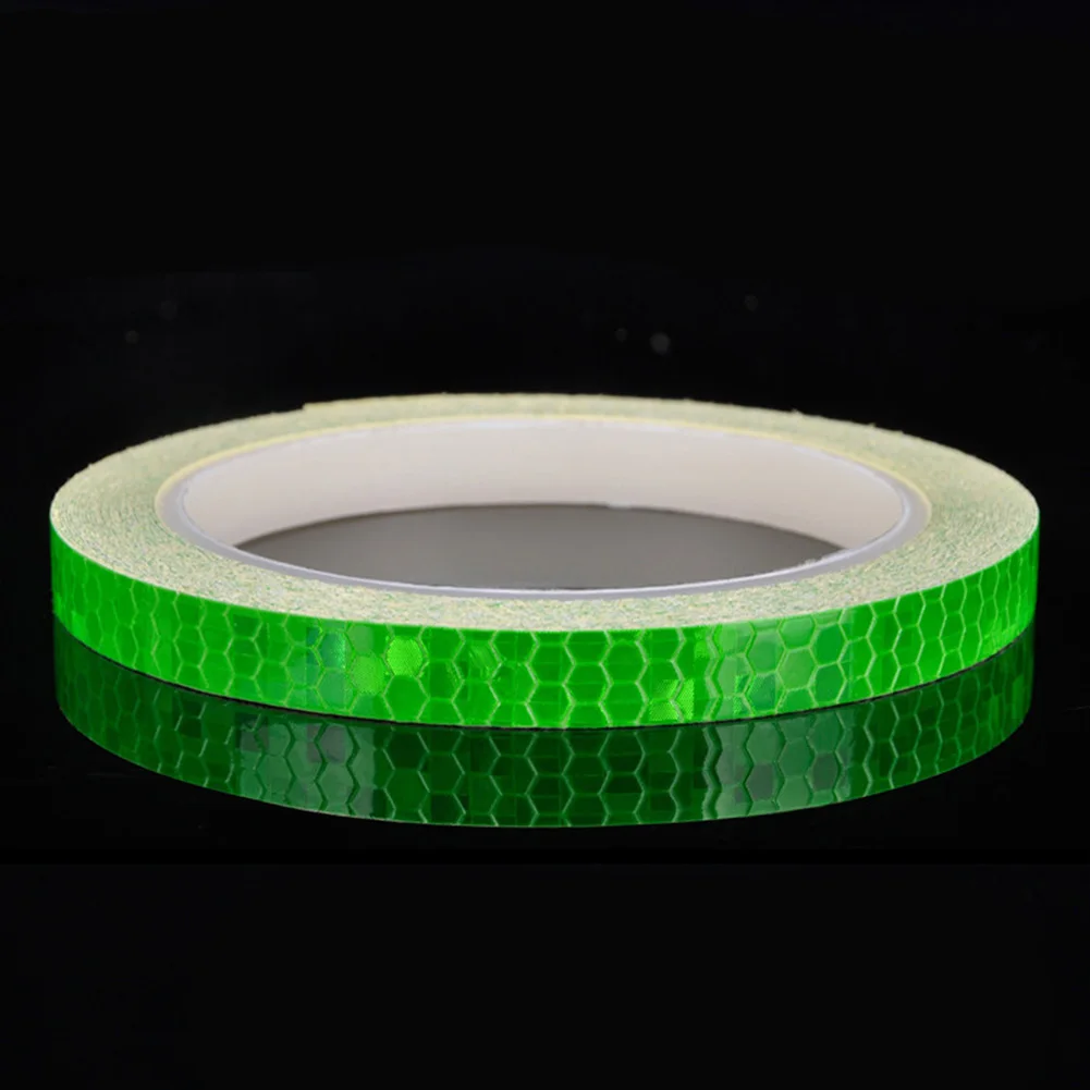 

1 Roll Safety DIY Sticker Tape Quick Adhesive Night Cycling Pinstripe Sticker Strip Decoration 8meter * 2cm /Roll