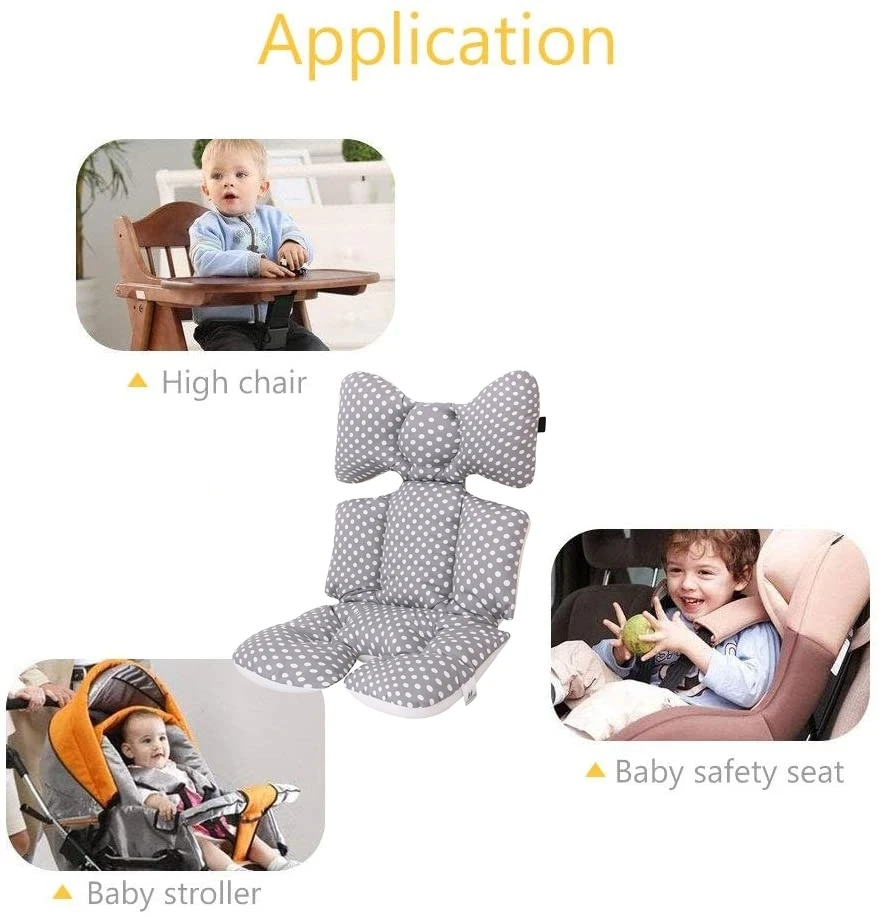 

Baby Stroller Seat Cushion Thick Warm Car Seat Pad Cotton Sleeping Mattresses Pillow For Carriage Infant Pram Accessory