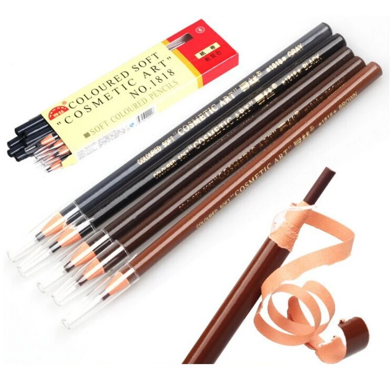 

10pcs/set 5colors Available Eyebrow Pencil Shadows Cosmetics for Makeup Tint Waterproof Microblading Pen Eye Brow Natural Beauty