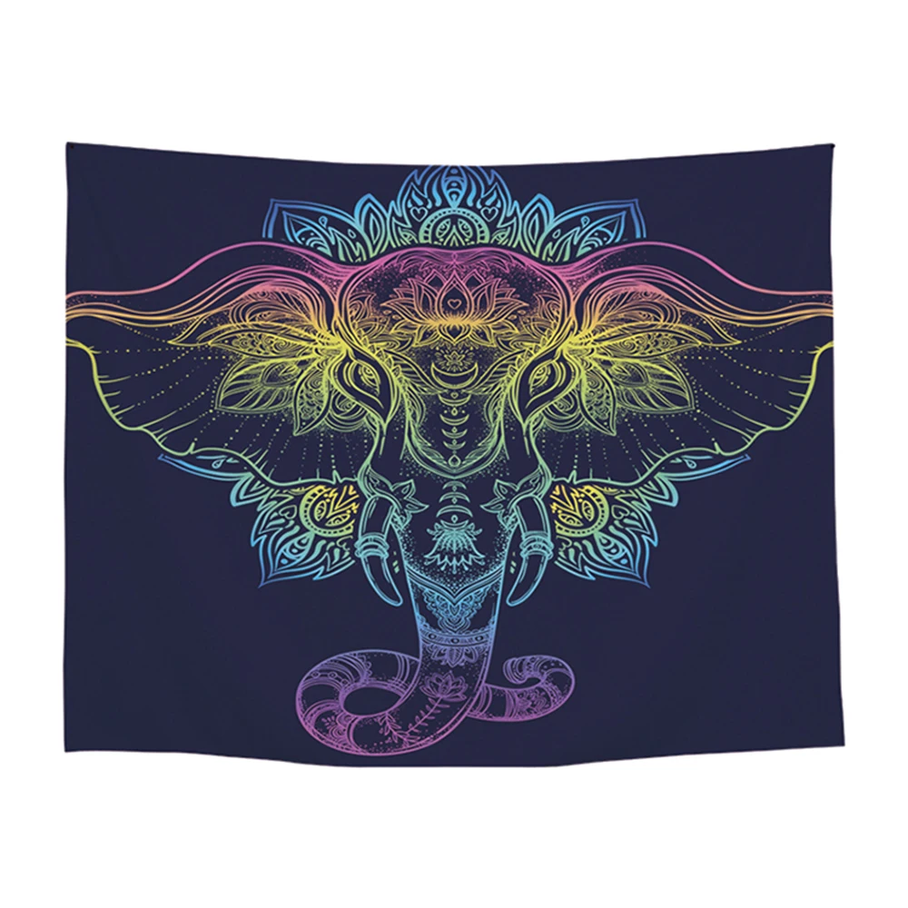 Psychedelic Мандала 100% полиэстер гобелен настенные богемные украшения для дома