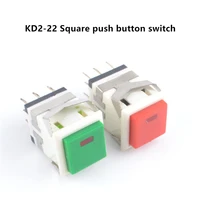 kd2 22 momentary on on square led illuminated small square push button switch